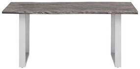 furniture-nabytek.cz - Masívny jedálenský stôl Bullwer z akácie, lakovaný, šedý – 230×100 cm