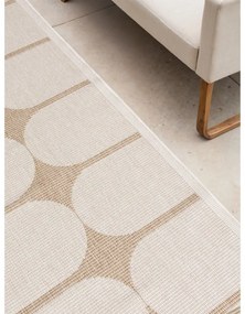 Vnútorný a vonkajší behúň v béžovej a slonovinovej farbe 80x250 cm Duet Bowen – NORTHRUGS