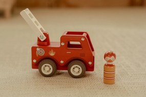 Hasičské auto drevené