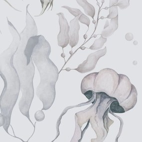 Tapeta mágie oceánu béžová 280×100 cm