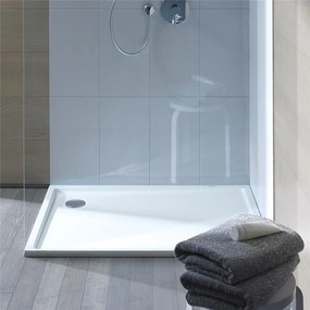 DURAVIT Starck Slimline obdĺžniková sprchová vanička zo sanitárneho akrylátu, Antislip, 1000 x 800 x 50 mm, biela, 720119000000001