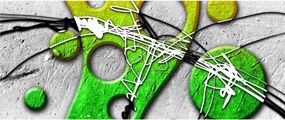 Abstraktný obraz (120x50 cm)