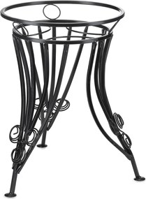 STOJAN NA KVETINÁČ SHANE 47X43 CM ČIERNA