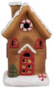 Keramická perníková chalúpka s perníčkom Gingerbread House - 9*7*15 cmm