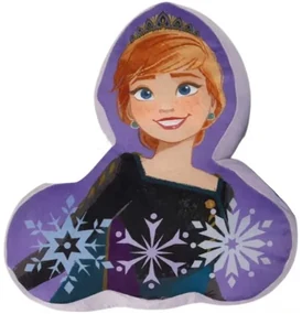 Tvarovaný vankúš Ľadové kráľovstvo - Frozen - motív Anna - 36 x 34 cm