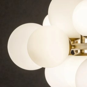 Brilagi - LED Luster na lanku MILLA 10xG9/3W/230V zlatá/biela