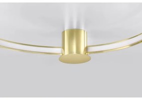 Thoro TH.252 - LED Stropné svietidlo RIO LED/50W/230V CRI90 3000K pr. 78 cm zlatá