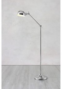 Stojacia lampa v striebornej farbe (výška 143 cm) Portland - Markslöjd