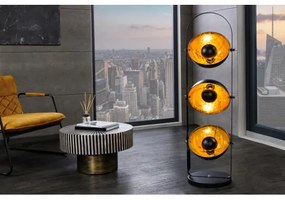Stojaca lampa 22968 Studio 130cm Čierna-zlatá  - Komfort-nábytok