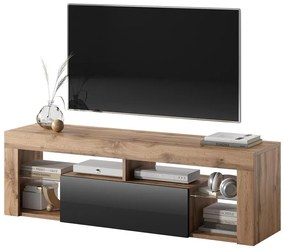 TV skrinka/stolík Bionca  (dub lancelot + čierna). Akcia -20%. Vlastná spoľahlivá doprava až k Vám domov. 1098606