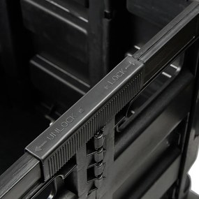 Keeeper Skladací nákupný vozík Olli 45 l Black, 45 l