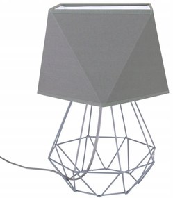 Stolová lampa DIAMOND 1, 1x textilné tienidlo (výber z 12 farieb), (výber z 3 farieb konštrukcie)