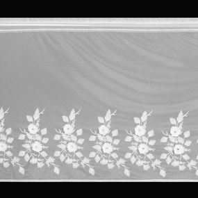 KRÁTKA ZÁCLONA NA PÁSKE EVA MINGE ROSES4 150X70 CM KVETY
