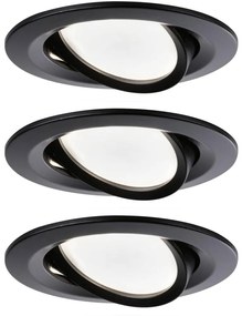 Paulmann 94472 - SADA 3xLED/6W IP23 Stmievateľné kúpeľňové svietidlo NOVA 230V