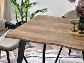 Jedálenský stôl Maui (orech + čierna). Vlastná spoľahlivá doprava až k Vám domov. 1111756