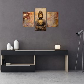 Obraz - Budha, maľba (90x60 cm)