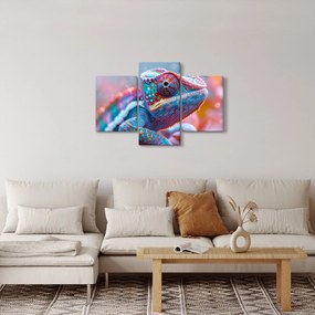 Obraz - Sfarbený chameleón (90x60 cm)