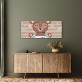Obraz - Milujúci medvedík (120x50 cm)