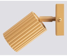 Nástenné svietidlo v zlatej farbe Gleam – Nice Lamps