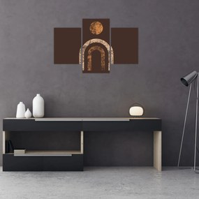 Obraz - Oranžové oblúky N⁰1 (90x60 cm)