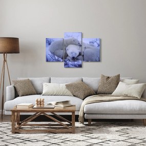 Obraz - Ľadové medvedíky (90x60 cm)