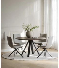 Béžové otočné jedálenské stoličky v súprave 2 ks Lowell - Rowico