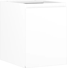 Mexen Orio, kúpeľňová skrinka 35 cm, 1 dvierka, biela matná, 91A11-03547-1-BF01