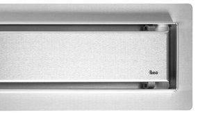 Rea Neox Superflow, odtokový žľab 70cm, 2v1, brúsená oceľ, REA-G2706