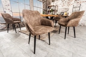 Stolička Aurin lakťová opierka šedá