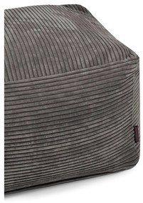 Krémový menčestrový sedací vak Softbox MooG – SLOWDOWN