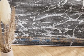 Koberec Arte Piran Marble sivý / čierny