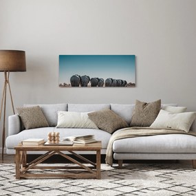 Obraz - Odchod slonov (120x50 cm)