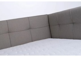 Čalúnená posteľ MARIA PETITE 120x200 cm s úložným priestorom, bez matraca, taupe