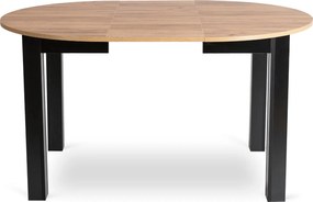 PROXIMA.store - Okrúhly rozkladací stôl HARRY FARBA: dub craft
