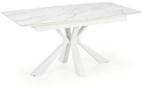 Jedálensky stôl Vindall (mramor + biela). Vlastná spoľahlivá doprava až k Vám domov. 1038772