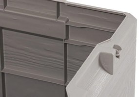 WOODYS záhradný plastový úložný box 90 L, svetlo šedá
