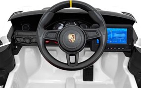 Elektrické autíčko Porsche Spyder RS 718 biele