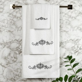 BAVLNENÝ UTERÁK SADA 30X50 CM, 50X90 CM, 70X140 CM BIELA