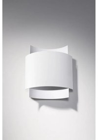 Biele nástenné svietidlo Sollux Forgmi