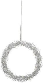 Markslöjd 703442 - LED vianočná dekorácia JULLE 30xLED/0,03W/3xAA strieborná