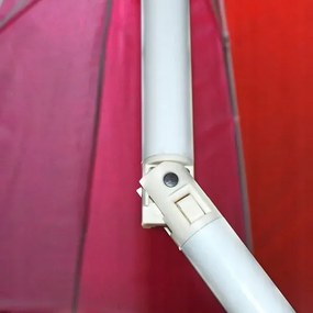 JU Slnečník DÚHA, polyesterová tkanina, UV ochrana, 220 cm