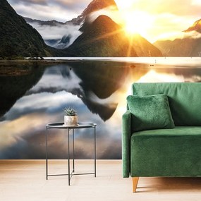 Samolepiaca fototapeta východ slnka na Novom Zélande - 150x100
