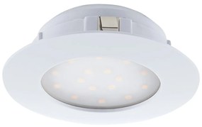 EGLO Zápustné kúpeľňové bodové LED svietidlo PINEDA, biele