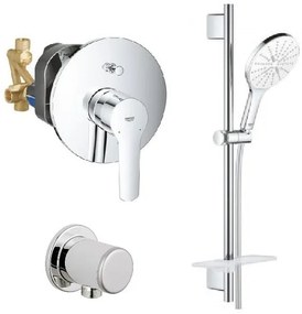 Set sprchová súprava Grohe Vitalio SmartActive 26598000, podomietková vaňová-sprchová batéria Grohe Start 23558002, 28626000