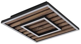 Globo 67345D - LED stropné svietidlo WOODY LED/18W/230V 3000K 30x30 cm