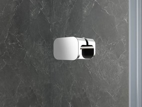 Polysan Polysan, GLOBE CHROME štvorcová sprchová zástena 800x800mm, matné sklo, pravé, GB1080-3215MRC