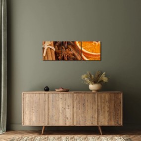 Obraz - Vonné korenie (s hodinami) (90x30 cm)