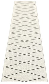 Čierny vnútorný a vonkajší behúň 70x320 cm Max Black – Pappelina