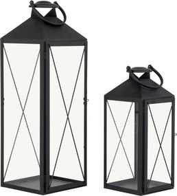 Set 2 ks lampášov Cudeliaora (čierna). Akcia -15%. Vlastná spoľahlivá doprava až k Vám domov. 1146566