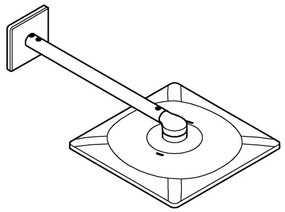 GROHE 26479000 - Hlavová sprcha RAINSHOWER SMARTACTIVE 310 CUBE lesklý chróm